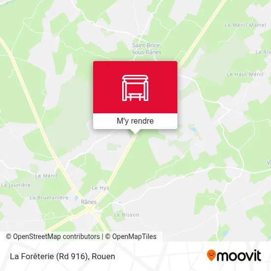 La Forêterie (Rd 916) plan