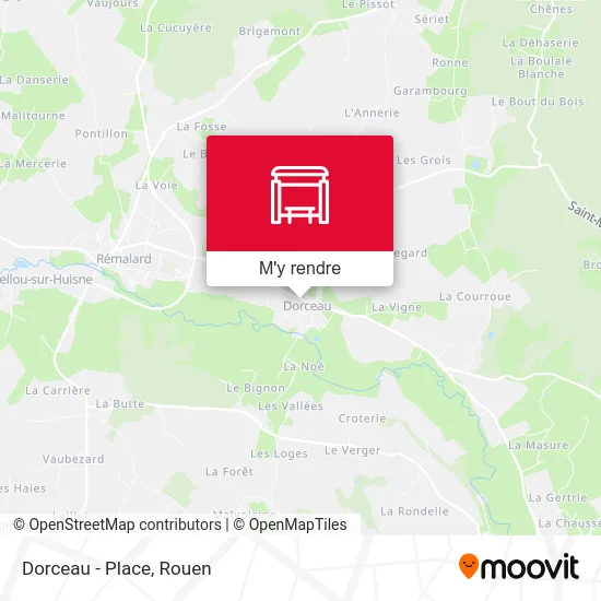 Dorceau - Place plan