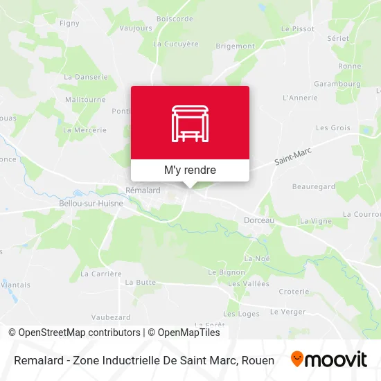 Remalard - Zone Inductrielle De Saint Marc plan