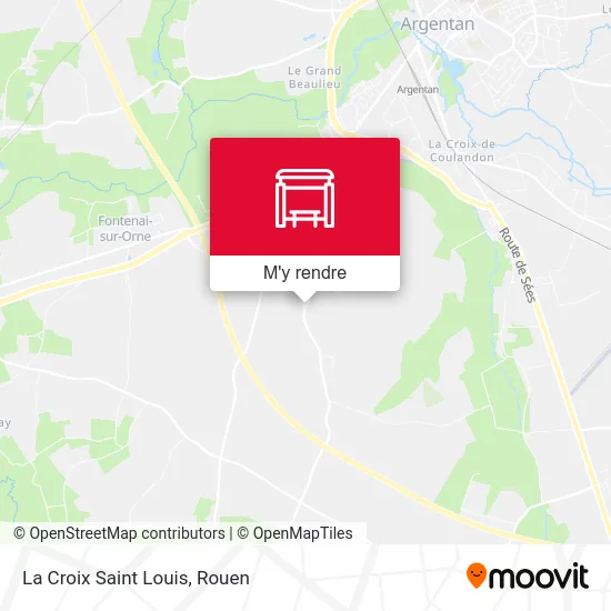 La Croix Saint Louis plan