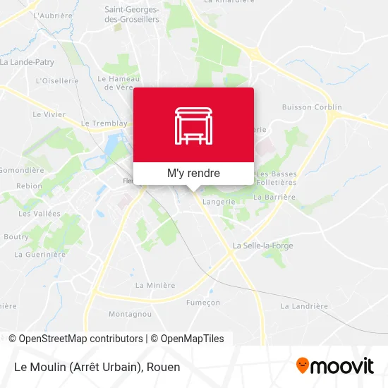 Le Moulin (Arrêt Urbain) plan