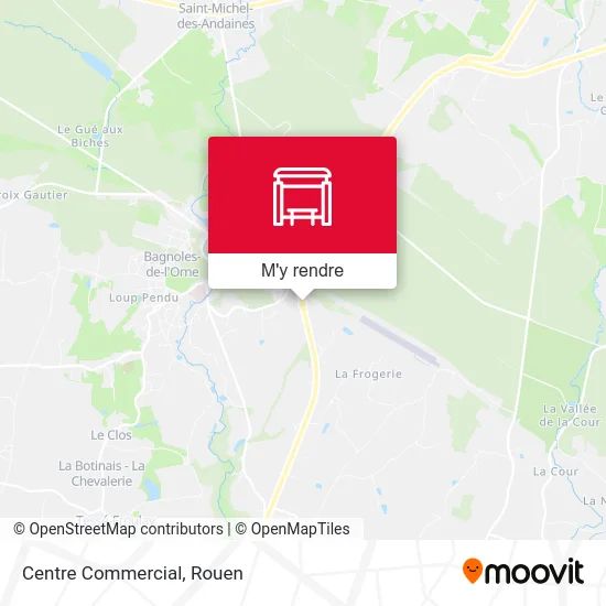 Centre Commercial plan