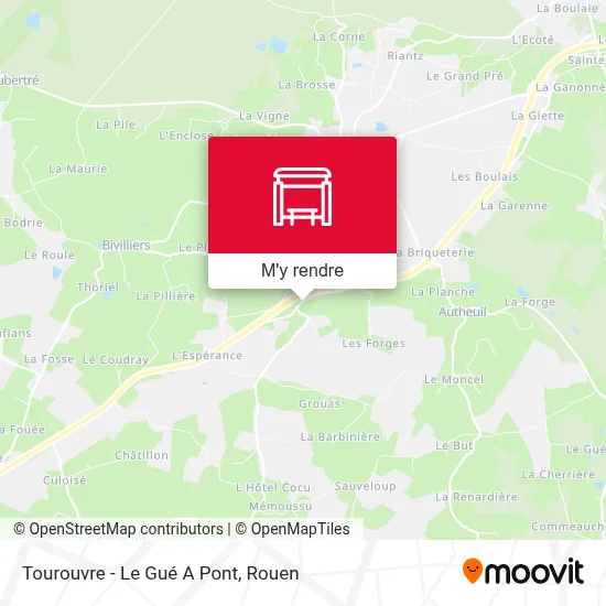 Tourouvre - Le Gué A Pont plan