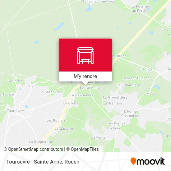 Tourouvre - Sainte-Anne plan