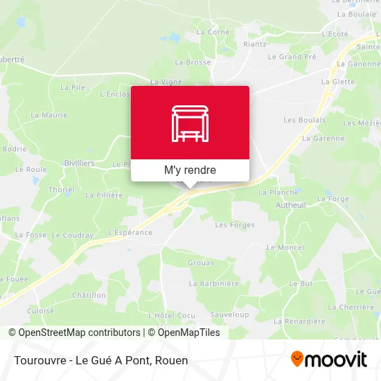 Tourouvre - Le Gué A Pont plan