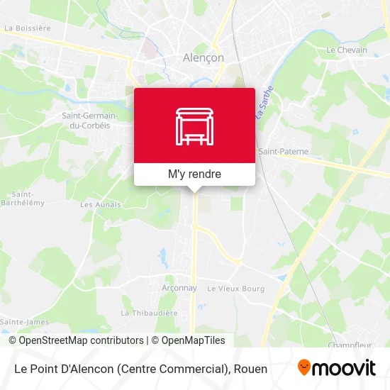 Le Point D'Alencon (Centre Commercial) plan