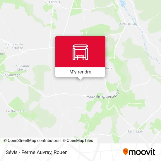 Sévis - Ferme Auvray plan