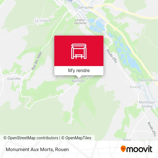 Monument Aux Morts plan