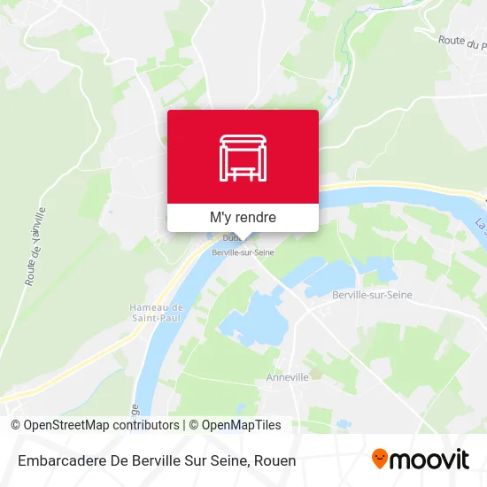 Embarcadere De Berville Sur Seine plan