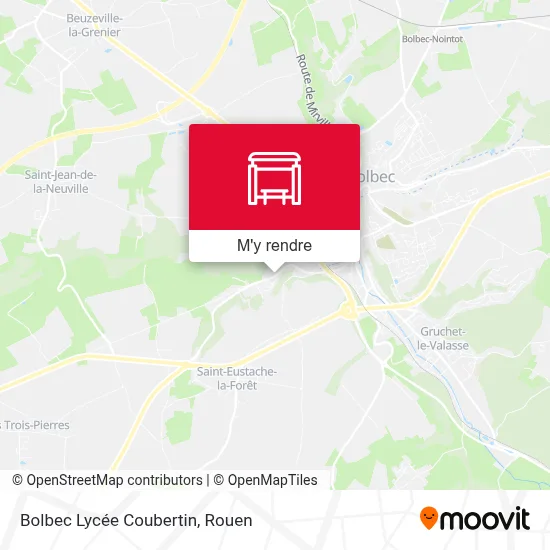 Bolbec Lycée Coubertin plan