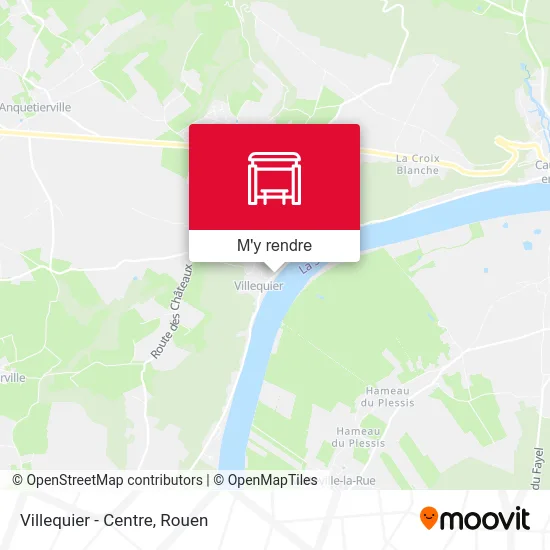 Villequier - Centre plan