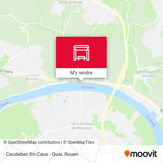 Caudebec-En-Caux - Quai plan