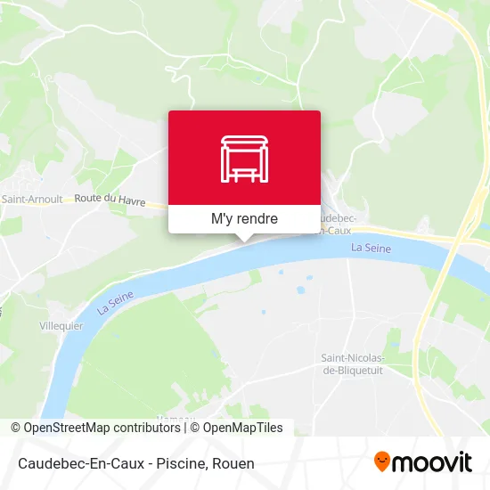 Caudebec-En-Caux - Piscine plan