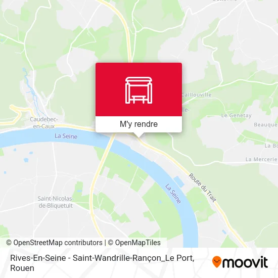 Rives-En-Seine - Saint-Wandrille-Rançon_Le Port plan