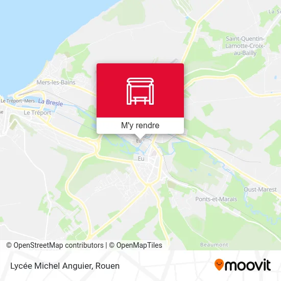 Lycée Michel Anguier plan