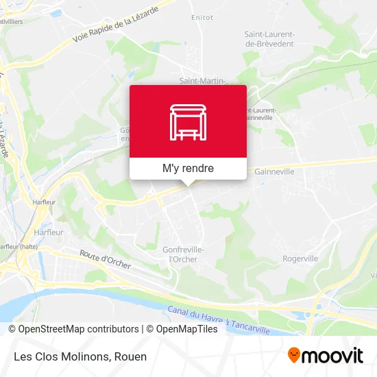 Les Clos Molinons plan