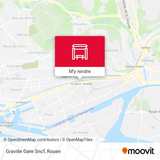 Graville Gare Sncf plan