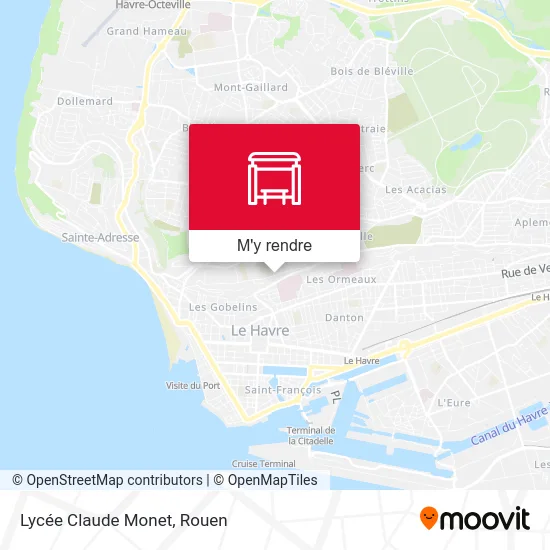 Lycée Claude Monet plan