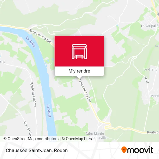 Chaussée Saint-Jean plan