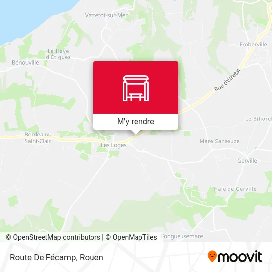 Route De Fécamp plan