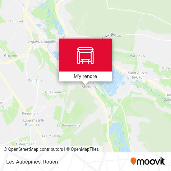 Les Aubépines plan