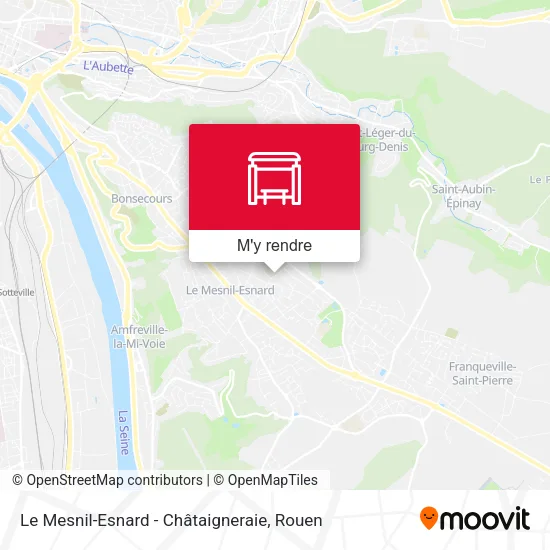 Le Mesnil-Esnard - Châtaigneraie plan
