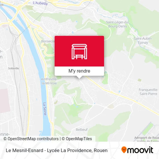 Le Mesnil-Esnard - Lycée La Providence plan