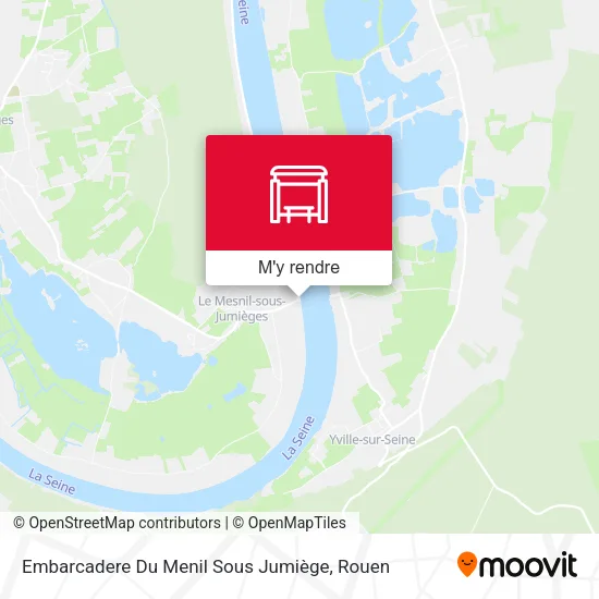 Embarcadere Du Menil Sous Jumiège plan