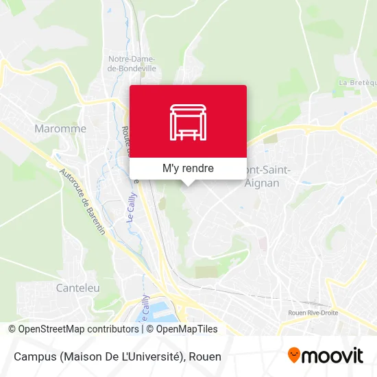 Campus (Maison De L'Université) plan