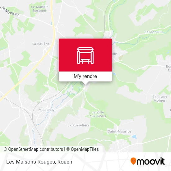 Les Maisons Rouges plan