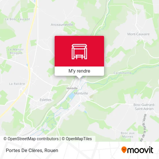 Portes De Clères plan