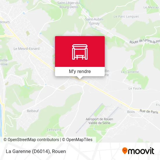 La Garenne (D6014) plan