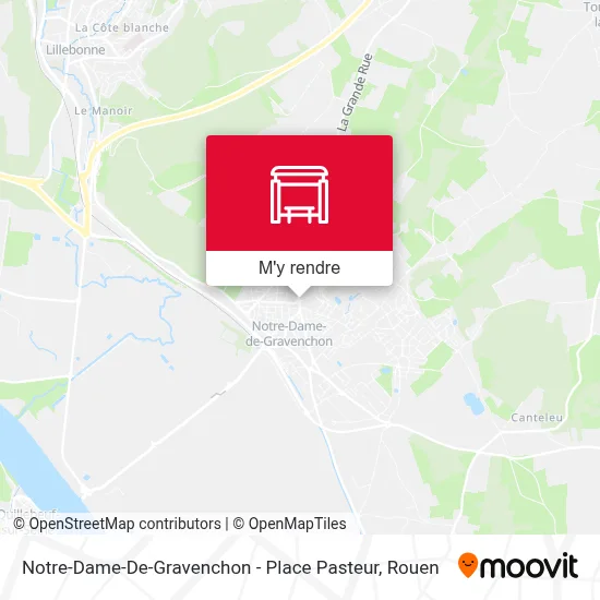 Notre-Dame-De-Gravenchon - Place Pasteur plan