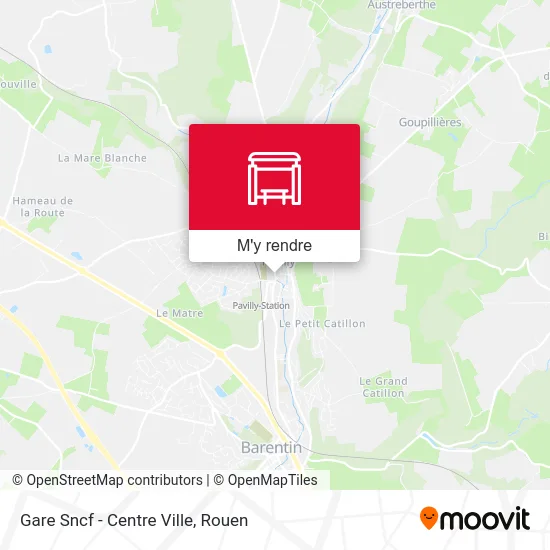 Gare Sncf - Centre Ville plan