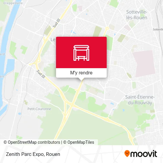 Zenith  Parc Expo plan