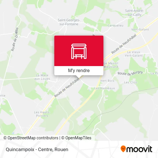 Quincampoix - Centre plan