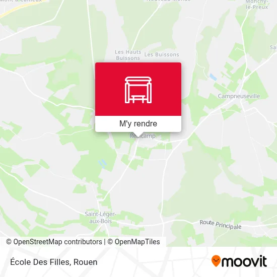 École Des Filles plan