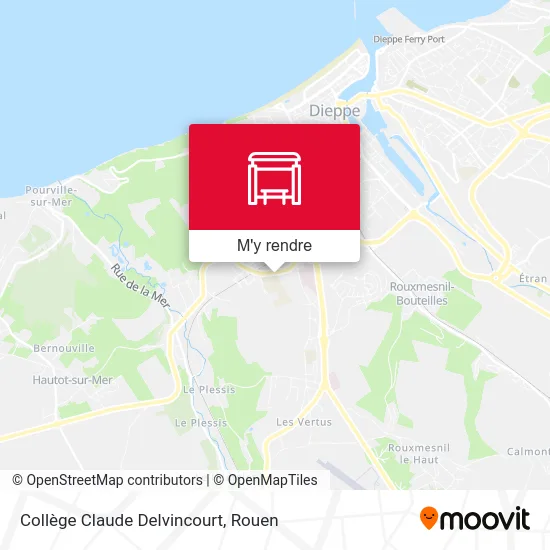 Collège Claude Delvincourt plan