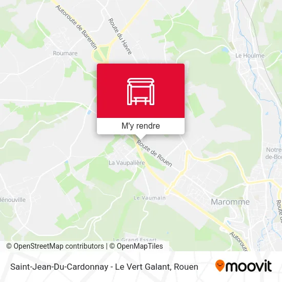 Saint-Jean-Du-Cardonnay - Le Vert Galant plan