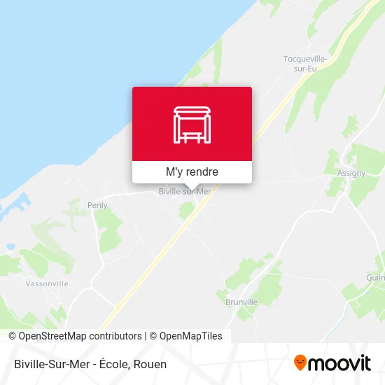 Biville-Sur-Mer - École plan