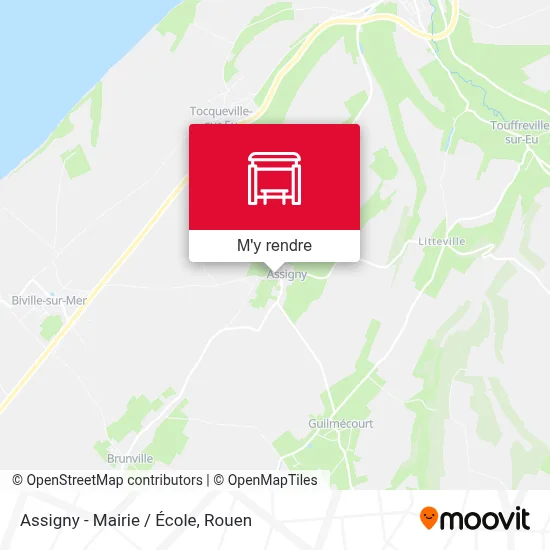 Assigny - Mairie / École plan