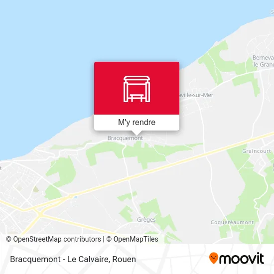 Bracquemont - Le Calvaire plan