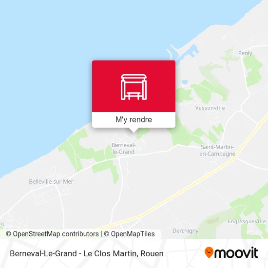 Berneval-Le-Grand - Le Clos Martin plan