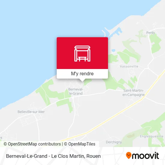 Berneval-Le-Grand - Le Clos Martin plan