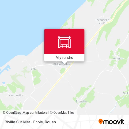 Biville-Sur-Mer - École plan