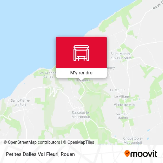 Petites Dalles Val Fleuri plan