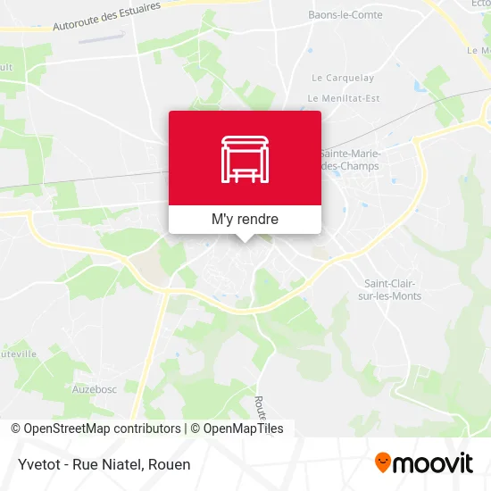 Yvetot - Rue Niatel plan