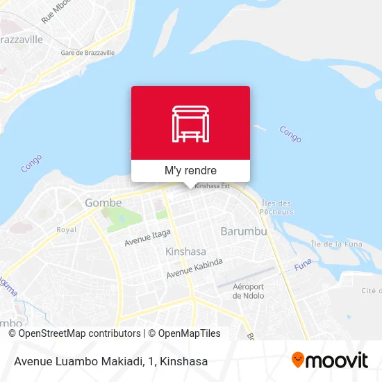 Avenue Luambo Makiadi, 1 plan