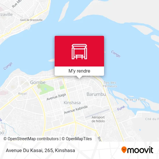 Avenue Du Kasai, 265 plan