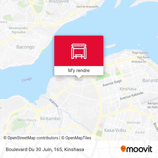 Boulevard Du 30 Juin, 165 plan